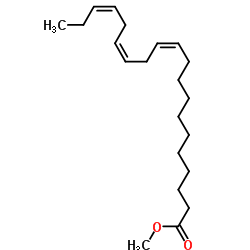 Methyl (11Z,14Z,17Z)-11,14,17-icosatrienoate structure