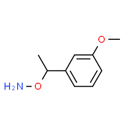Hydroxylamine, O-[1-(3-methoxyphenyl)ethyl]- (9CI)结构式