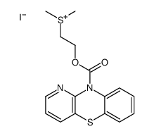 dimethyl-[2-(pyrido[3,2-b][1,4]benzothiazine-10-carbonyloxy)ethyl]sulfanium,iodide Structure