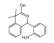 1-(2-aminophenyl)-4,4-dimethyl-1,2-dihydroisoquinolin-3-one结构式