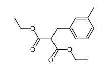 [(3-methylphenyl)methyl]propanedioic acid diethyl ester Structure