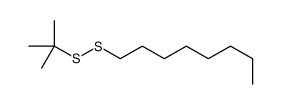 1-(tert-butyldisulfanyl)octane结构式