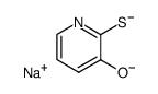disodium salt of 3-hydroxypyridine-2(1H)-thione结构式