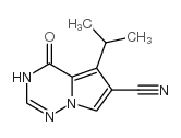 5-ISOPROPYL-4-OXO-3,4-DIHYDROPYRROLO[2,1-F][1,2,4]TRIAZINE-6-CARBONITRILE Structure