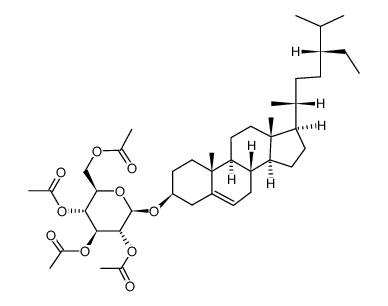 β-sitosterolin tetraacetate Structure