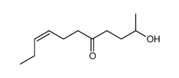 2-hydroxy-undec-8c-en-5-one结构式