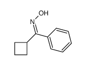 N-[cyclobutyl(phenyl)methylidene]hydroxylamine Structure