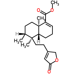 Clerodermic acid methyl ester Structure