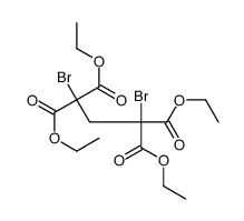 tetraethyl 1,3-dibromopropane-1,1,3,3-tetracarboxylate Structure
