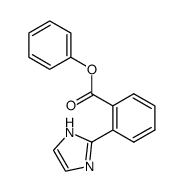 2-(1H-imidazol-2-yl)-benzoic acid phenyl ester结构式
