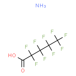 ammonium perfluorovalerate Structure