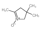 2,4,4-trimethyl-1-oxido-3,5-dihydropyrrole结构式