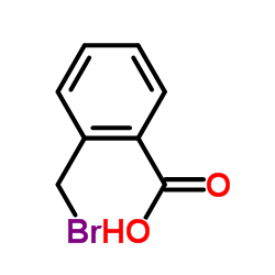 2-(溴甲基)苯甲酸结构式