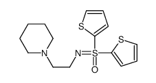 Sulfoximine, S,S-di-2-thienyl-N-(2-(1-piperidinyl)ethyl)- structure