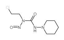 Urea,N-(2-chloroethyl)-N-nitroso-N'-1-piperidinyl-结构式
