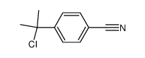 p-cyano-α-chlorocumene Structure