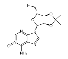 5'-iodo-5'-deoxy-2',3'-O-isopropylideneadenosine N1-oxide Structure
