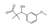 1-(3-methoxyphenyl)-2-methyl-2-nitropropan-1-ol Structure