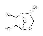 .beta.-D-Glucofuranose, 1,6-anhydro-结构式