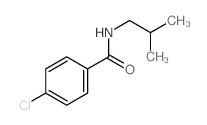 4-chloro-N-(2-methylpropyl)benzamide结构式