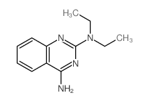 2,4-Quinazolinediamine,N2,N2-diethyl- Structure