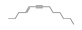 (E)-4-Tridecen-6-yne structure