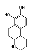 Benzo[f]quinoline-7,8-diol, 1,2,3,4,4a,5,6,10b-octahydro- (9CI)结构式