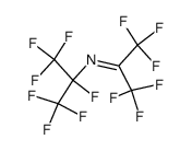 perfluoro(2,4-dimethyl-3-aza-2-pentene)结构式