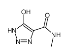 (9ci)-5-羟基-n-甲基-1H-1,2,3-噻唑-4-羧酰胺结构式