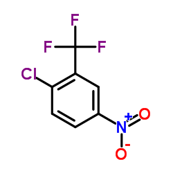 2-氯-5-硝基三氟甲苯结构式