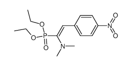 diethyl (E)-(1-(dimethylamino)-2-(4-nitrophenyl)vinyl)phosphonate Structure