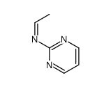 2-Pyrimidinamine, N-ethylidene-, (E)- (9CI)结构式