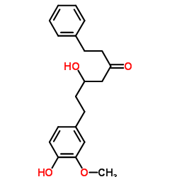 5-Hydroxy-7-(4'-hydroxy-3'-methoxyphenyl)-1-phenyl-3-heptanone (DHPA) Structure
