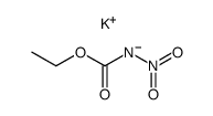 nitro-carbamic acid ethyl ester, potassium salt Structure