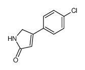 4-(4-chlorophenyl)-1,5-dihydro-2H-pyrrol-2-one结构式