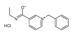 1-benzyl-N-ethylpyridin-1-ium-3-carboxamide,chloride Structure