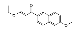 3-ethoxy-1-(6-methoxynaphthalen-2-yl)prop-2-en-1-one Structure
