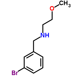 N-(3-Bromobenzyl)-2-methoxyethanamine结构式