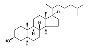 Cholestan-25,26,26,26,27,27,27-d7-3-ol, (3β,5α)结构式