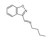 3-butyliminomethyl-1,2-benzisoxazole结构式
