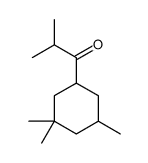 2-methyl-1-(3,3,5-trimethylcyclohexyl)propan-1-one Structure