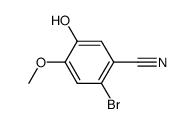2-bromo-5-hydroxy-4-methoxy-benzonitrile结构式