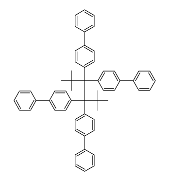 3,3,4,4-tetrakis-biphenyl-4-yl-2,2,5,5-tetramethyl-hexane结构式