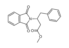 methyl (R)-3-phthalimido-4-phenylbutyrate Structure