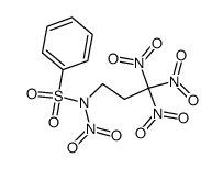 N-nitro-N-(3,3,3-trinitropropyl)benzenesulfonamide结构式