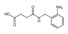 N-(2-amino-benzyl)-succinamic acid结构式