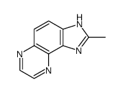 1H-Imidazo[4,5-f]quinoxaline,2-methyl-(9CI)结构式