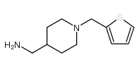 (1-(噻吩-2-基甲基)哌啶-4-基)甲胺结构式