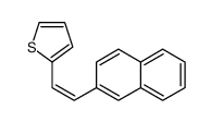 2-(2-naphthalen-2-ylethenyl)thiophene Structure