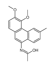 N-(3,4-dimethoxy-6-methylphenanthren-9-yl)acetamide Structure